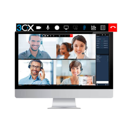 3CX videoconferencia web